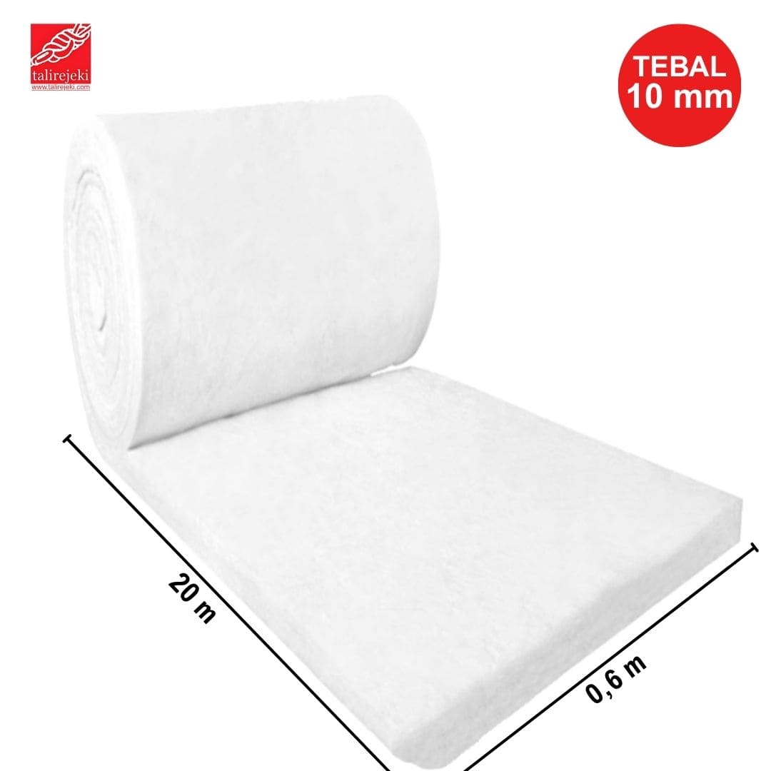 Glasswool Fiber Putih